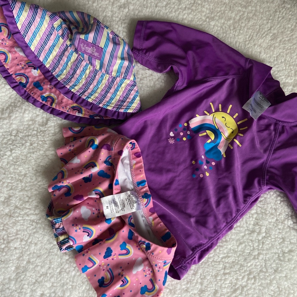youth 3 piece swim set